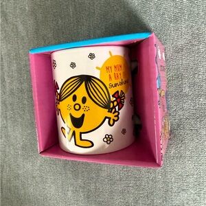 Little Miss Yellow & Black White Ceramic Mug